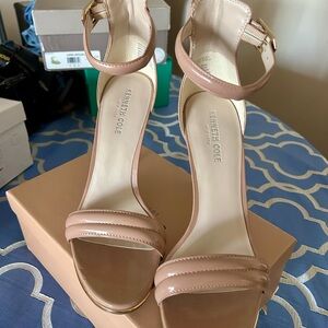 PRICE DROP‼️ Kenneth Cole Blush Patent Heels – Good – Elegant Heels Size
